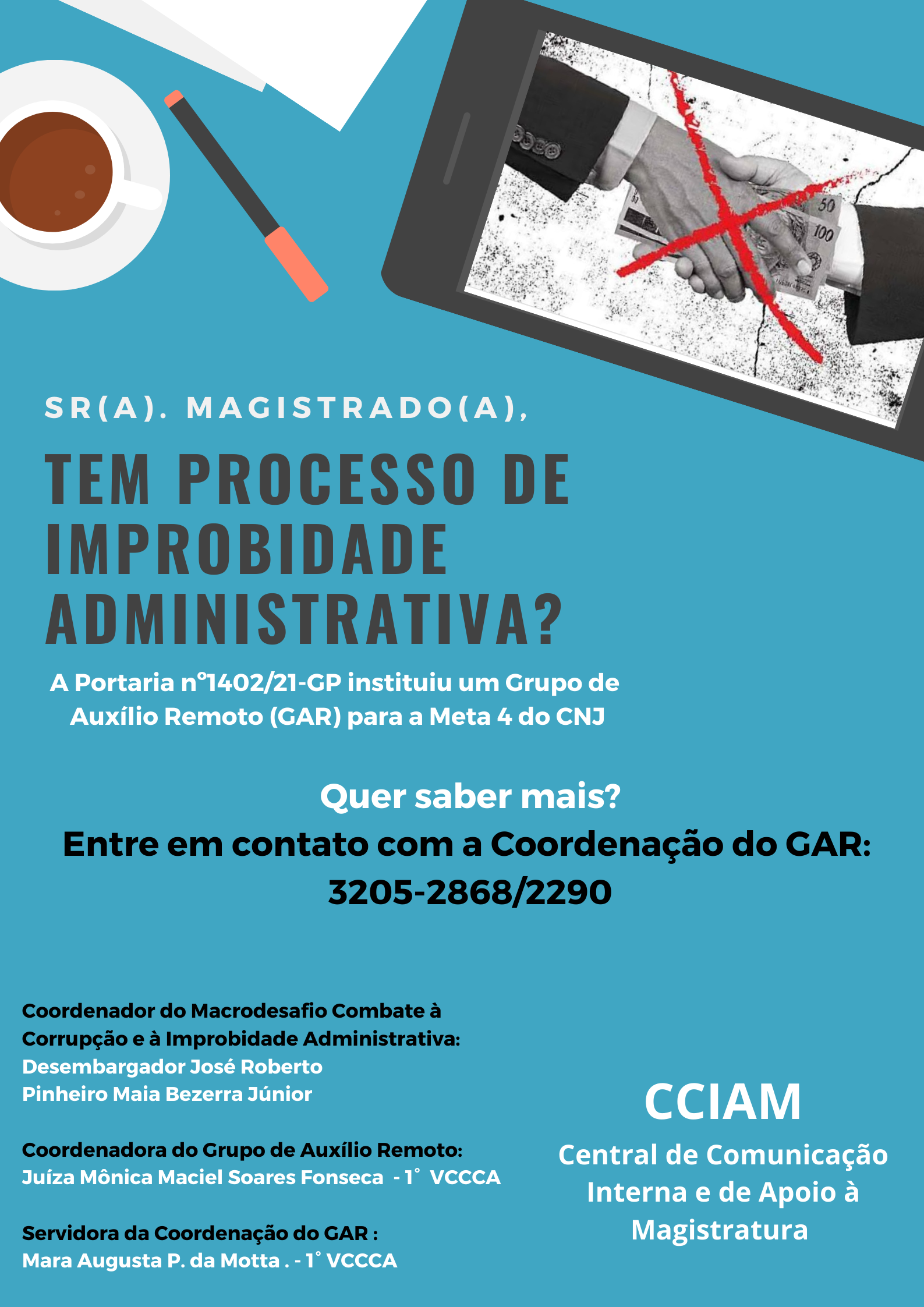 Informações Meta 4, processo de improbidade administrativa 